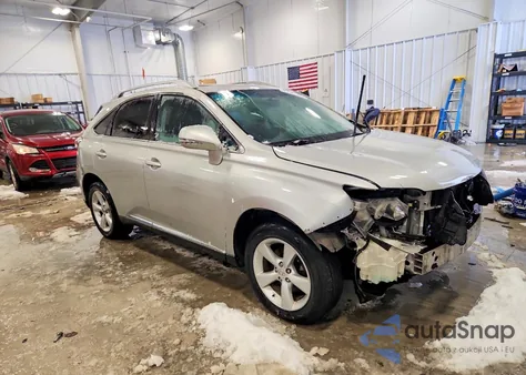 2010 Lexus Rx 350 z USA, uszkodzony, nr VIN 2T2BK1BA0AC012439